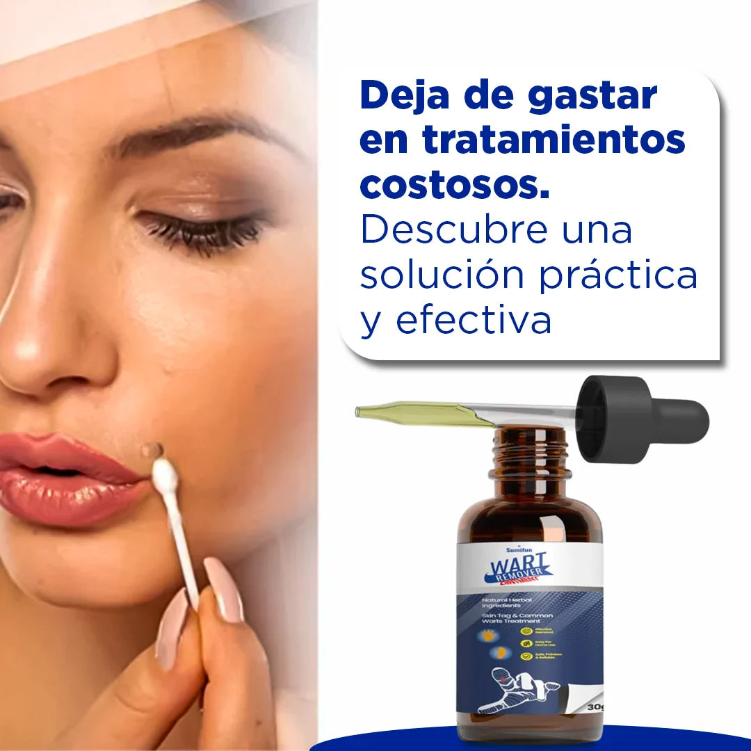 Piel sin manchas ni verrugas en días – Derma Clear, compacto y fácil de usar