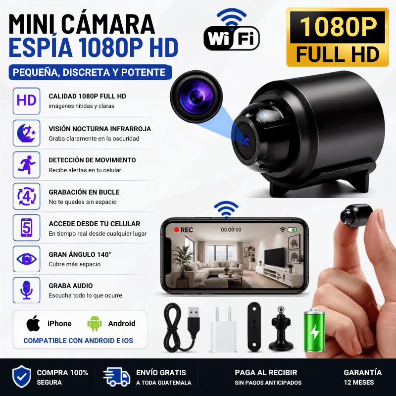 Mini Cámara Espía: Descubre la VERDAD AHORRA📹👀
