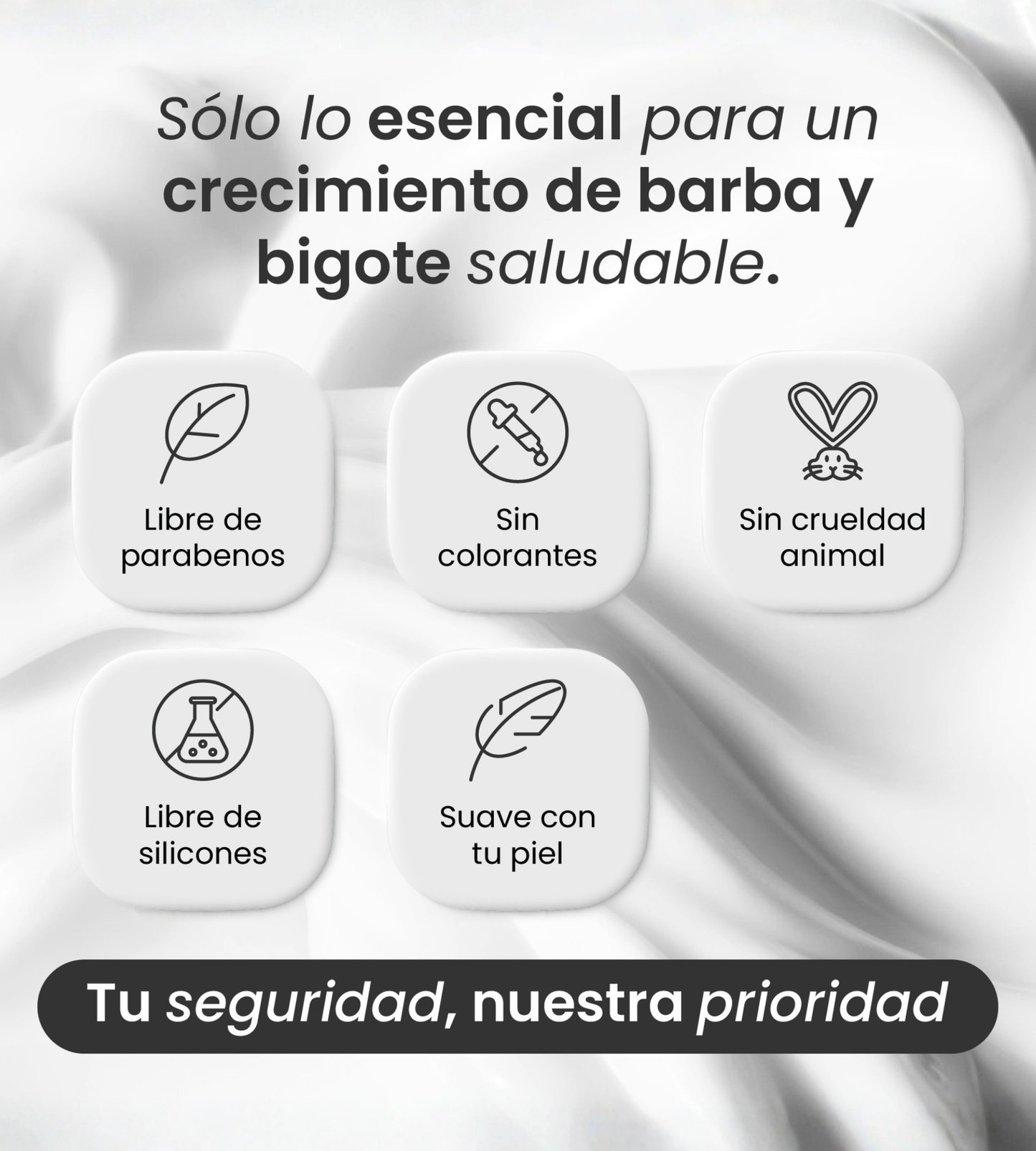 Bálsamo para Crecimiento de Barba Ultra Potente con Minoxidil 20% | 100mL