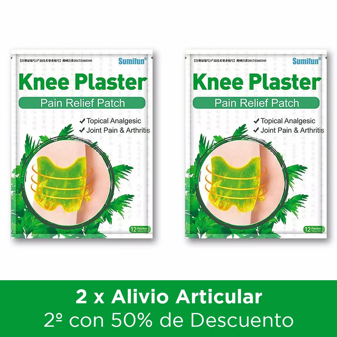 Parche Natural para Dolores Articulares Artritis y Reumatismo - Alivio Articular [12 unidades por paquete]
