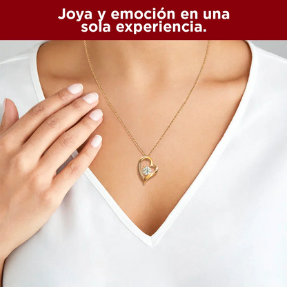 Porta-Joyas con Rosa que Dura 5 Años + Collar Sofisticado | El Regalo Inolvidable para Momentos Especiales