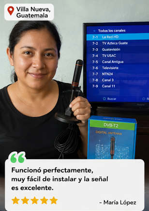 Antena Digital Vitara HDMax +1200 Canales en HD Gratis