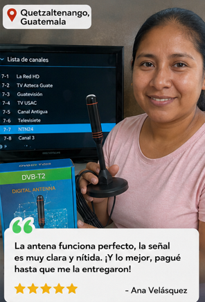 Antena Digital Vitara HDMax +1200 Canales en HD Gratis