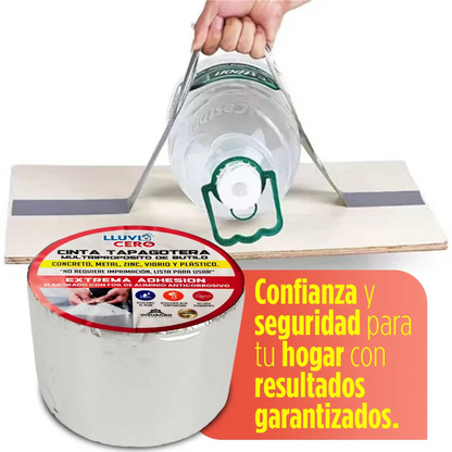Cinta SelleTodo 10 cm x 5 M – Resuelve Filtraciones en Segundos | Sellado Duradero para Cualquier Superficie
