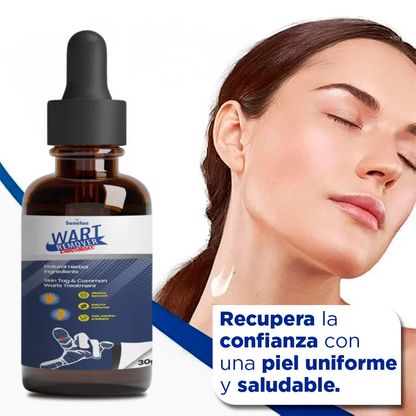 Piel sin manchas ni verrugas en días – Derma Clear, compacto y fácil de usar