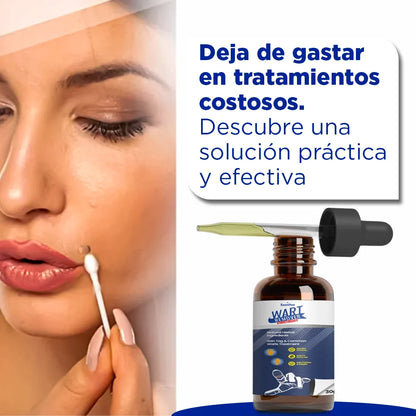 Piel sin manchas ni verrugas en días – Derma Clear, compacto y fácil de usar