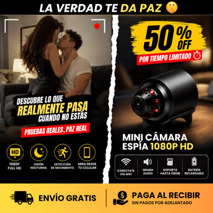 Mini Cámara Espía: Descubre la VERDAD AHORRA📹👀