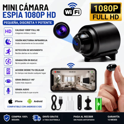 Mini Cámara Espía: Descubre la VERDAD AHORRA📹👀
