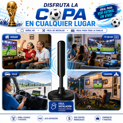 Antena Digital Vitara HDMax +20 Canales en HD Gratis