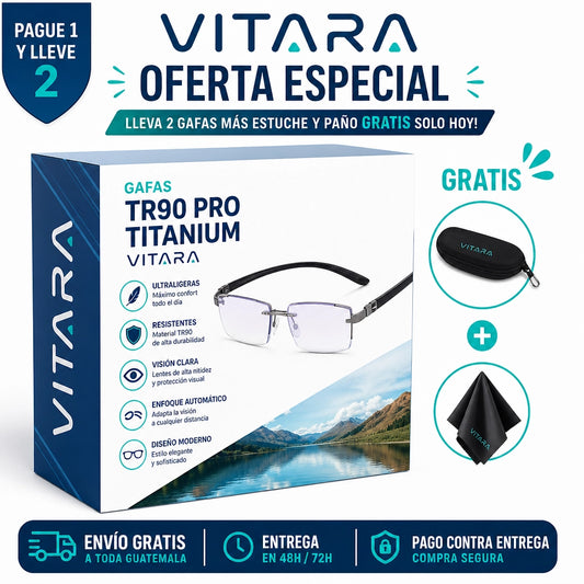 OFERTA 2X1 GAFAS TR90 Con Estuche y Pano de limpieza + Envio Gratis