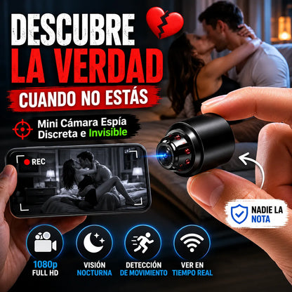 Mini Cámara Espía: Descubre la VERDAD AHORRA📹👀