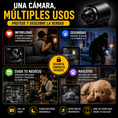 Mini Cámara Espía: Descubre la VERDAD AHORRA📹👀
