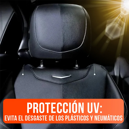 LustraPro - Renovador de Plásticos y Neumáticos 120ml | Brillo Instantáneo, Protección UV y Aplicación Rápida