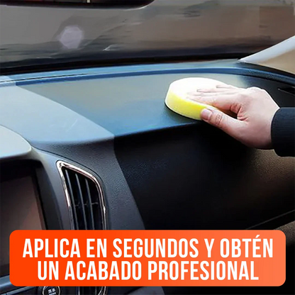 LustraPro - Renovador de Plásticos y Neumáticos 120ml | Brillo Instantáneo, Protección UV y Aplicación Rápida