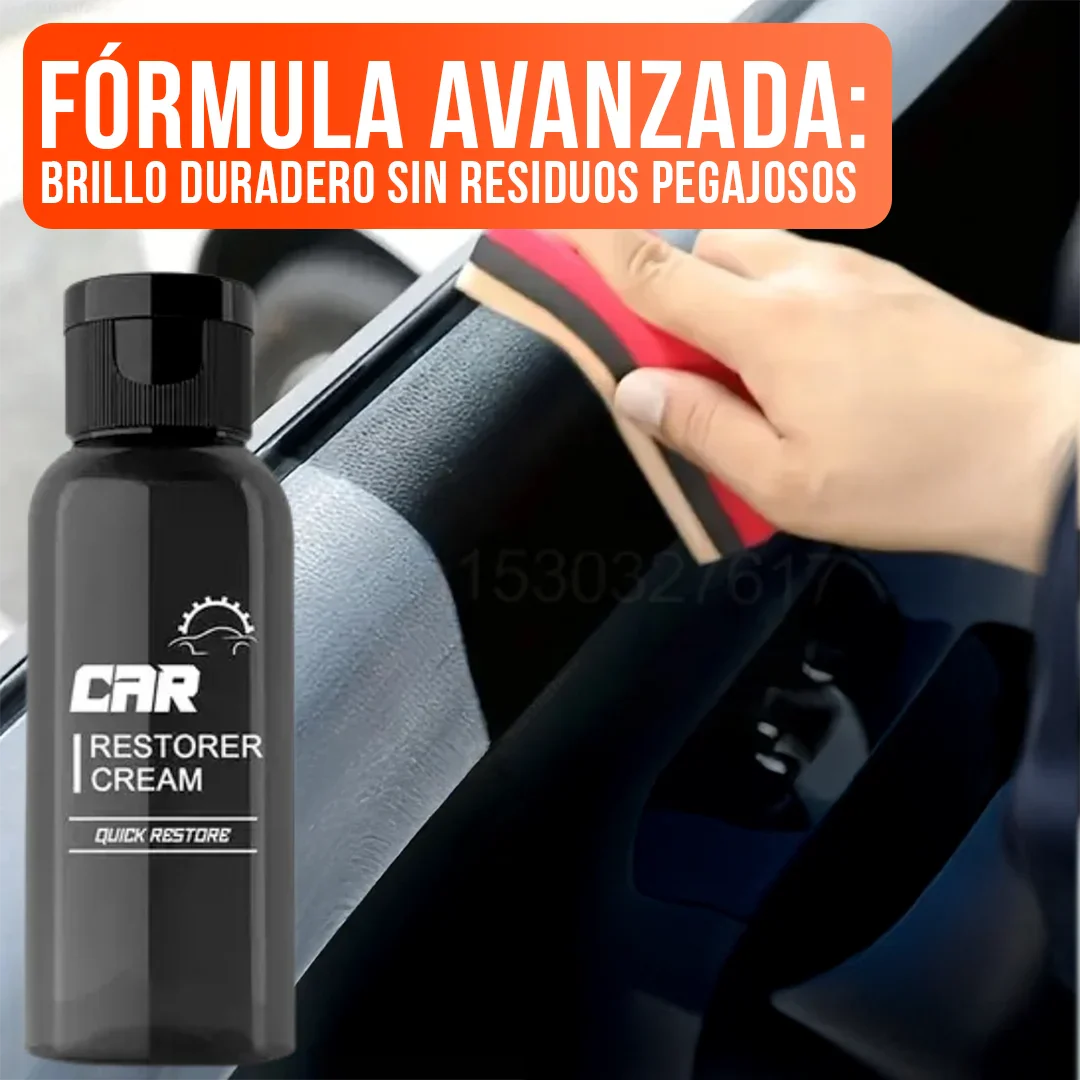LustraPro - Renovador de Plásticos y Neumáticos 120ml | Brillo Instantáneo, Protección UV y Aplicación Rápida