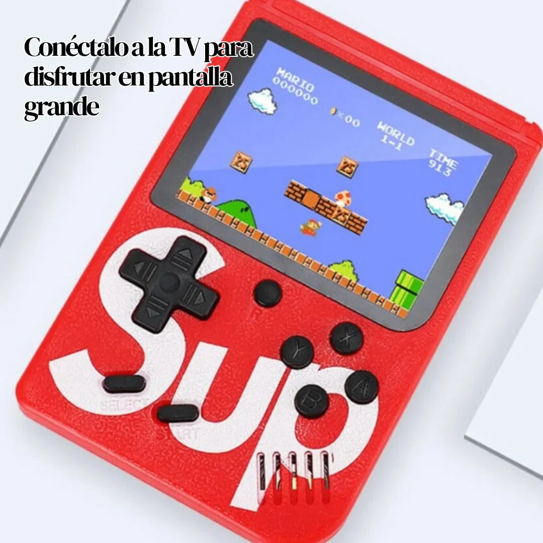 Mini Game Portátil con 400 Juegos Clásicos – Compacto, Conéctalo a la TV y Revive la Nostalgia de los Años 80.