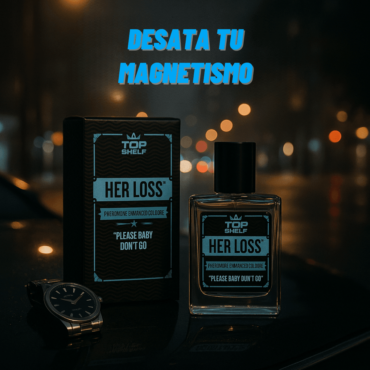 ¡Deja de ser Invisible! - "Her Loss®" Perfume con Feromonas para Hombres 💎